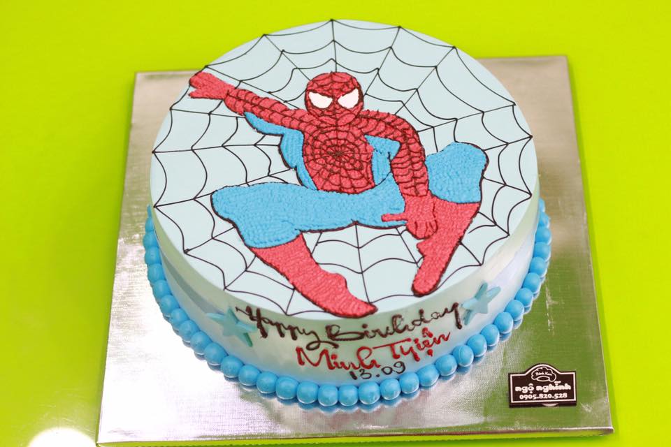 Tuyển tập 50 mẫu bánh sinh nhật siêu nhân nhện đẹp với hình ảnh đẹp mắt