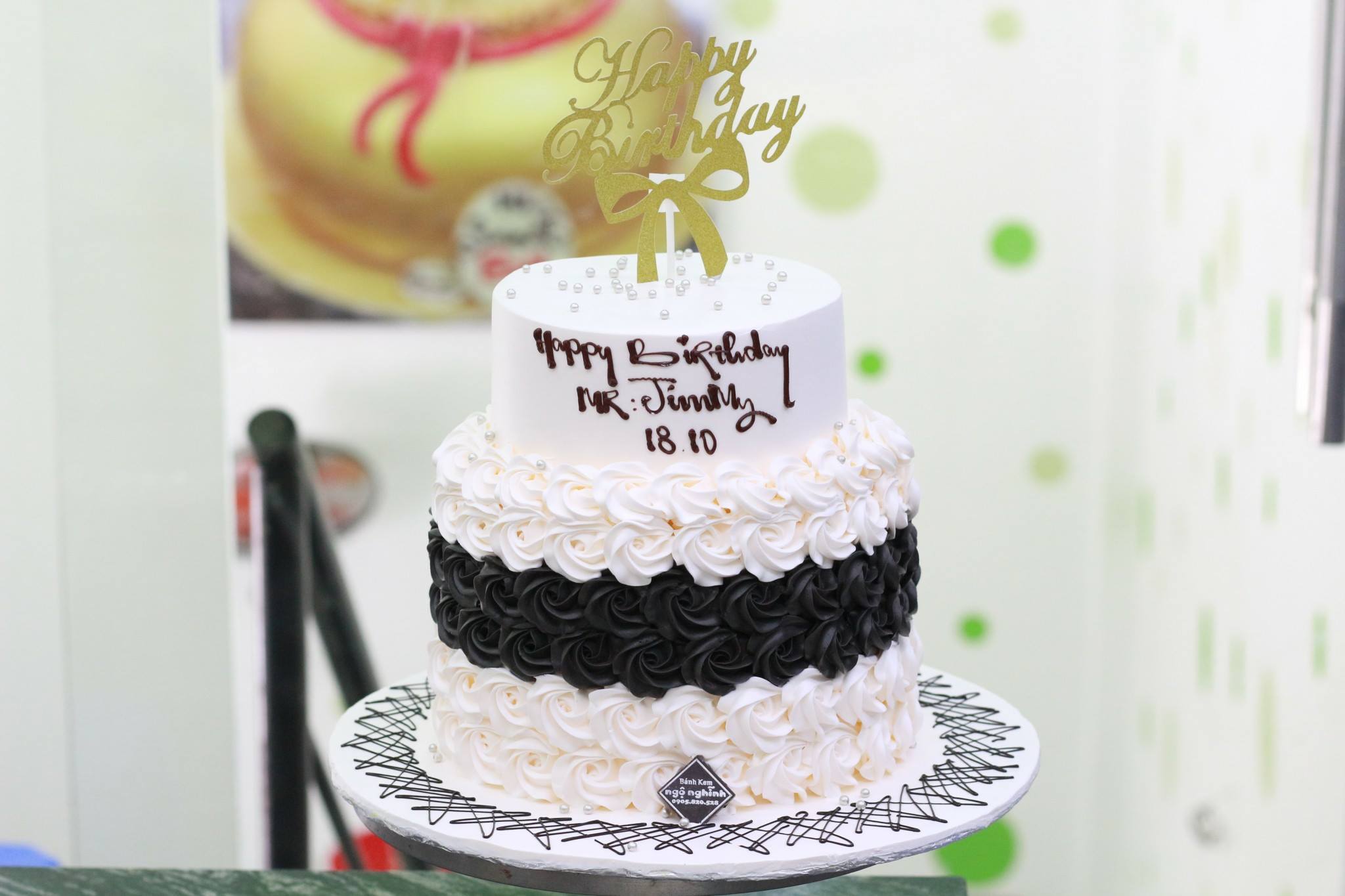 Bánh sinh nhật hình sếp nam yêu golf và phát triển đồ gia dụng đẹp ấn tượng  7523 - Bánh fondant