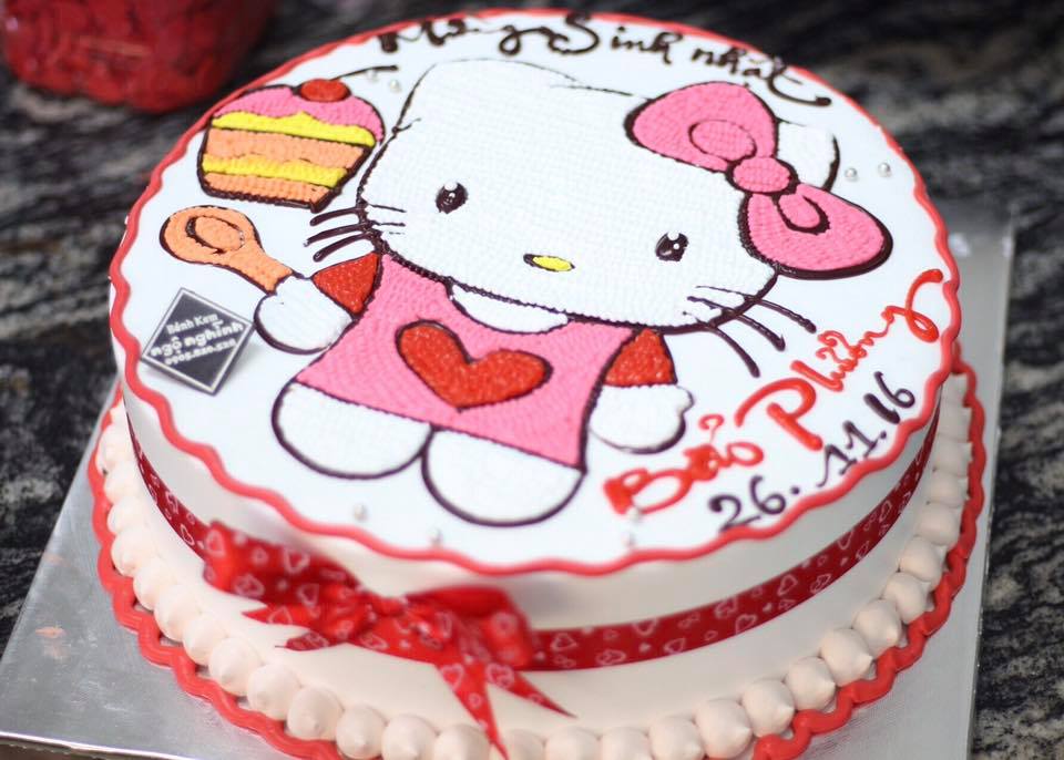 Những chiếc bánh sinh nhật vẽ hoạt hình hello kitty rất phù hợp cho những ai yêu thích bộ phim hoạt hình vui nhộn này. Với những hình vẽ hello kitty đáng yêu và ngộ nghĩnh trên bánh, chiếc bánh này sẽ chắc chắn khiến bạn và những người thân yêu của bạn cảm thấy thích thú và hào hứng. Hãy thử một chiếc bánh vẽ hoạt hình này ngay để có một bữa tiệc sinh nhật đáng nhớ.