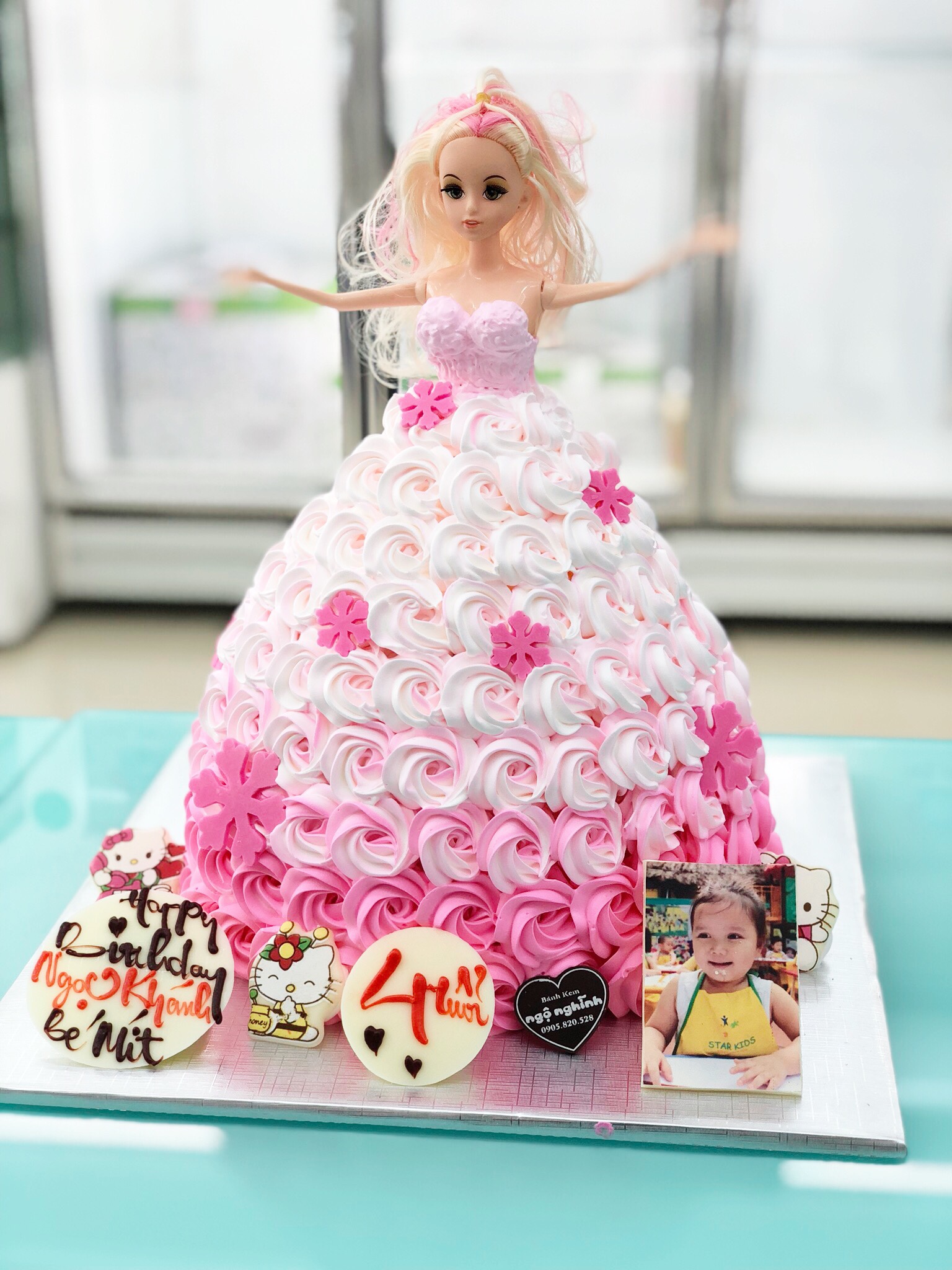 Bánh Sinh Nhật Búp Bê Barbie Xinh Đẹp Cho Bé Gái 6 Tuổi 2019