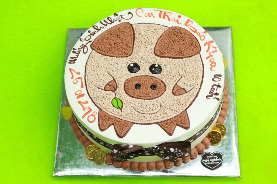 bánh kem tuổi lợn tặng sinh nhật con gái 882