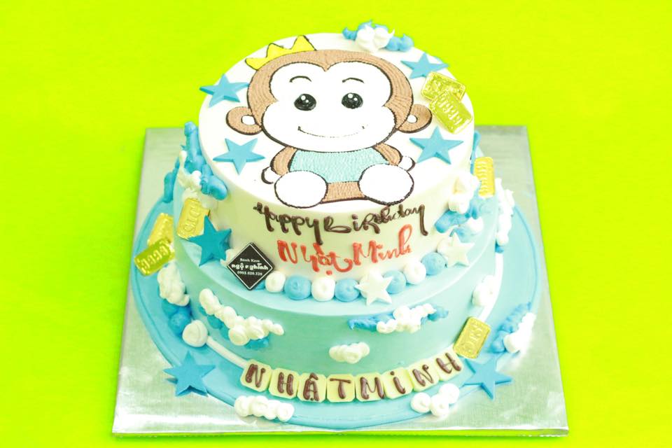 Món quà sinh nhật ý nghĩa nhất cho bé trai của bạn chính là chiếc bánh kem sinh nhật vẽ hình con khỉ sống động. Hãy để tình cảm và sự hiểu biết của chúng tôi giúp bạn tạo ra một món quà tuyệt vời nhất trong ngày đặc biệt của con trai bạn.