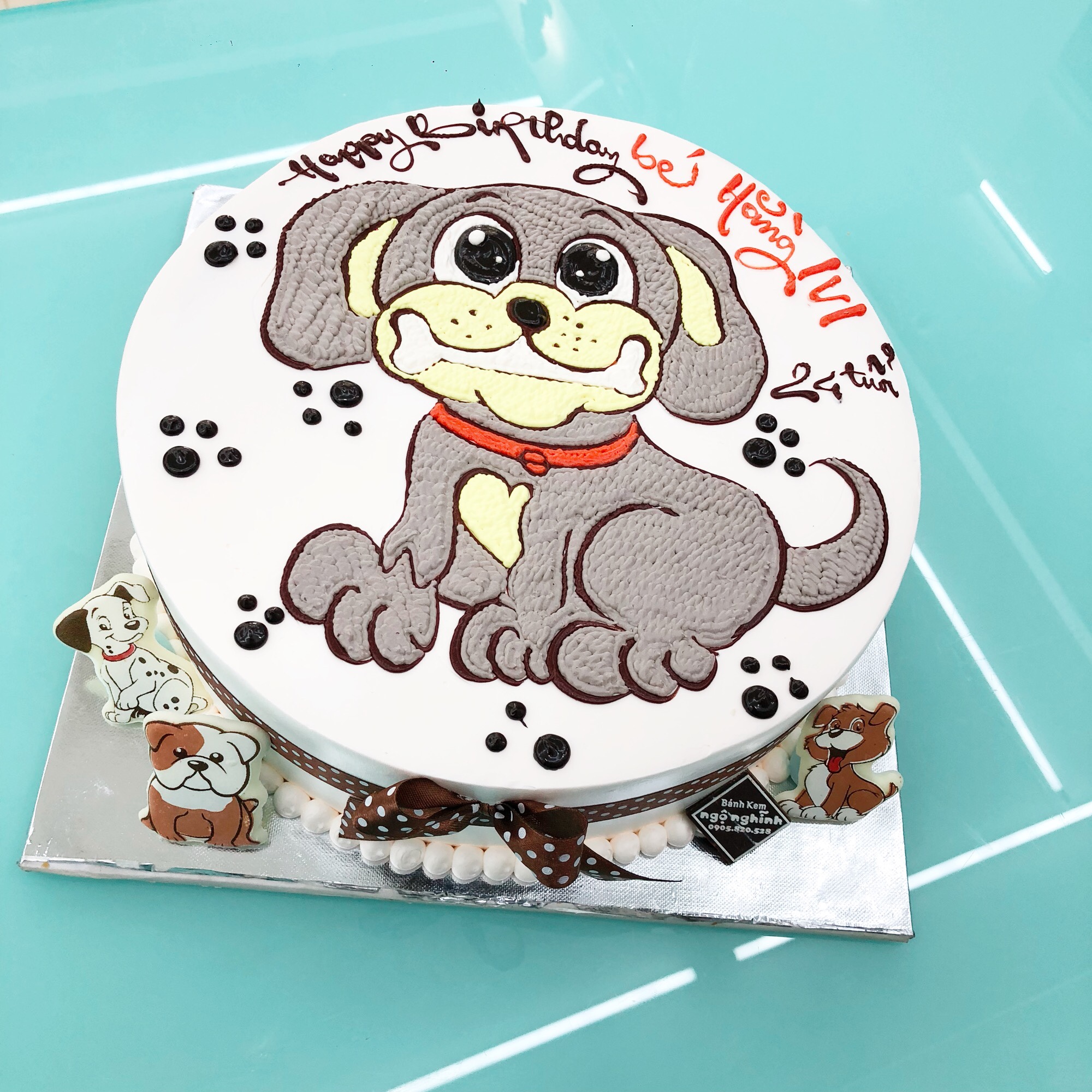 Phát cuồng 10 mẫu bánh kem có hình con chó đáng yêu nhất tuổi Tuất  Bánh  kem hương vị Việt  Banhngotvn