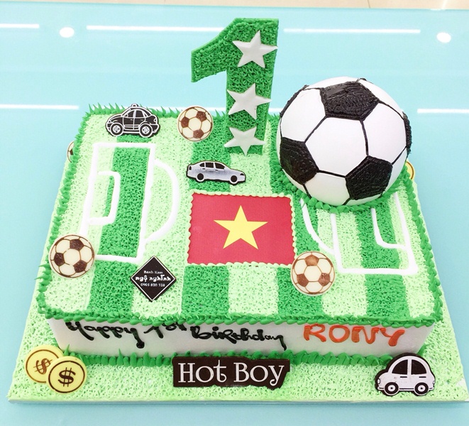 Bánh gato sinh nhật hình sân bóng đá đẹp dành cho những bạn yêu thích bóng  đá 4793 - Bánh sinh nhật, kỷ niệm