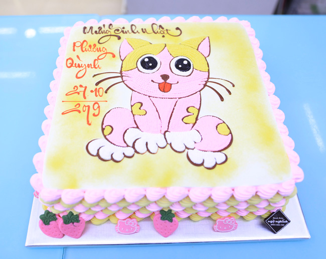 Những Mẫu Bánh Kem Sinh Nhật Hình Con Mèo Đẹp