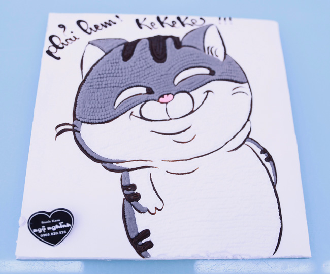 Bánh Sinh Nhật Vẽ Hình Mèo Bụng Bự Ami Ngộ Nghĩnh Dễ Thương Bán Rất Chạy |  Bánh Kem Ngộ Nghĩnh