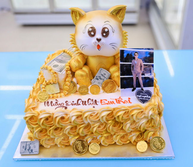 Bánh Kem Sinh Nhật Tạo Hình 3D Con Mèo Tuổi Mẹo Đẹp Sang Trọng Tặng Nam | Bánh  Kem Ngộ Nghĩnh