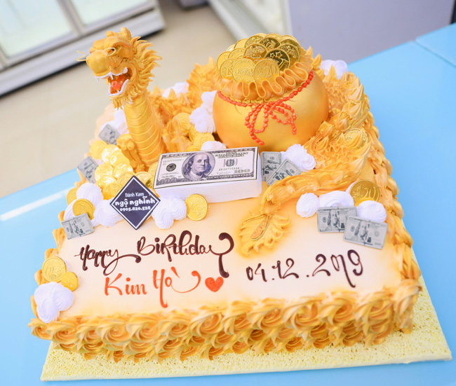 BCG219 480K - Bánh sinh nhật tuổi Thìn, Bánh kem hình con Rồng