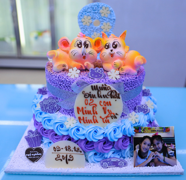 Banh kem sinh nhat cho be gai : Mẫu bánh đẹp cho bé gái