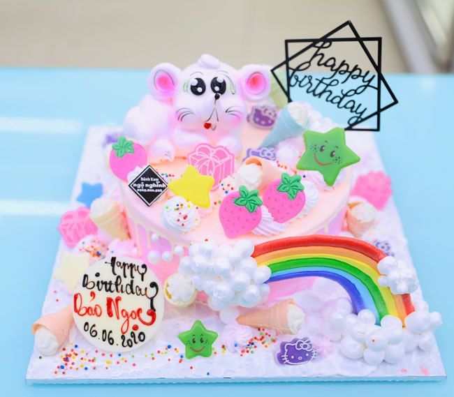 Chia sẻ 53+ về bánh sinh nhật cho bé gái 2 tầng - trieuson5