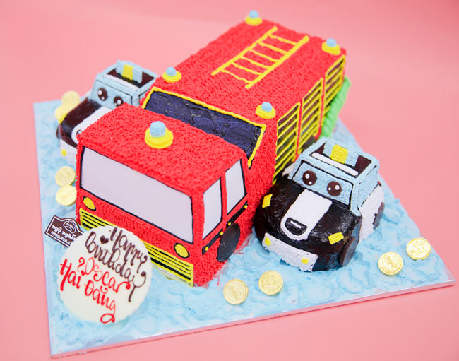 Bánh gato sinh nhật ô tô mcqueen và các bạn xe ô tô đẹp tặng sinh nhật bé  trai 5904 - Bánh sinh nhật, kỷ niệm