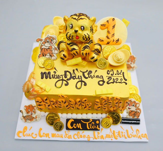 Bánh Đầy Tháng - Thôi Nôi tuổi tí - con chuột - Tiệm bánh MiaCake Đà Nẵng