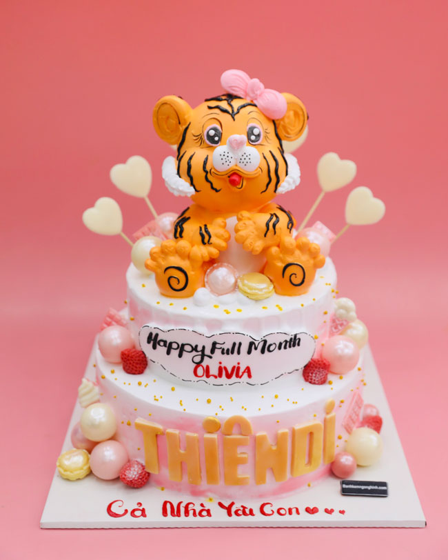 99+ Mẫu bánh sinh nhật hình con hổ cho người tuổi dần