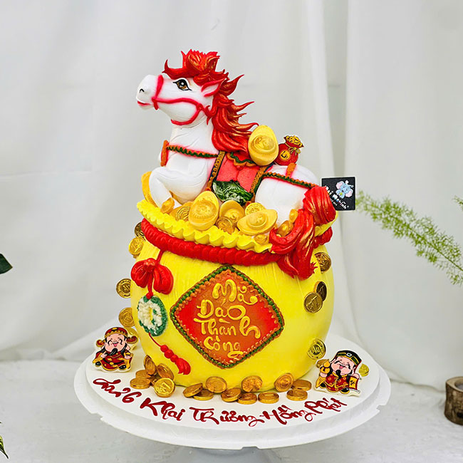 03-banh-kem-sinh-nhat-tao-hinh-3d-tui-vang-ngua-vang-doc-dao