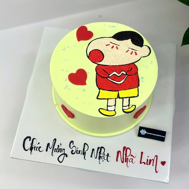 159 banh kem sinh nhat cau be shin