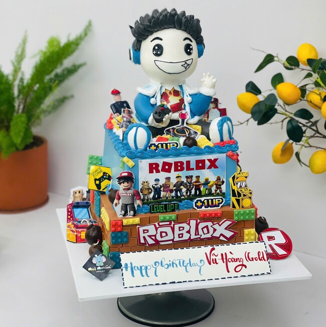 46 banh kem sinh nhat tao hinh 3d nhan vat roblox