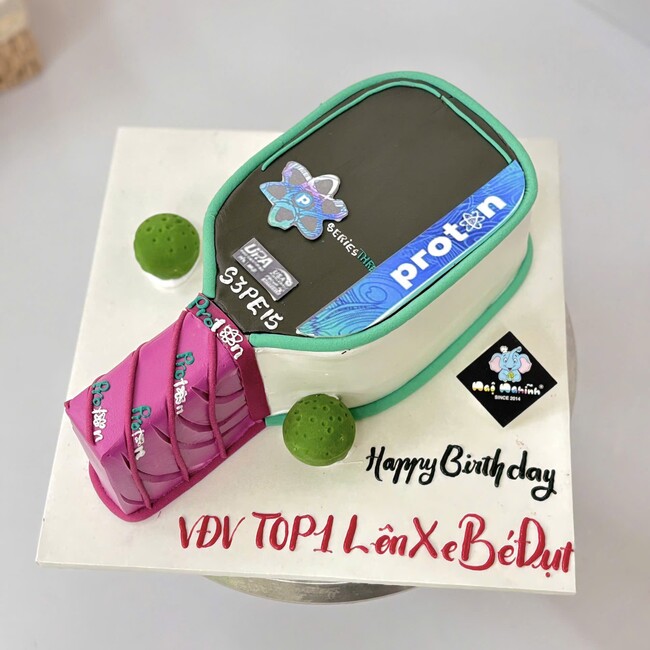 89 banh kem sinh nhat tao hinh 3d vot pickeball