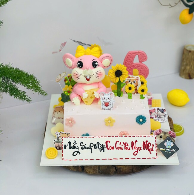 131 banh kem sinh nhat tao hinh 3d chu chuot