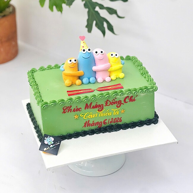17 banh kem sinh nhat tao hinh cac nhan vat be nho