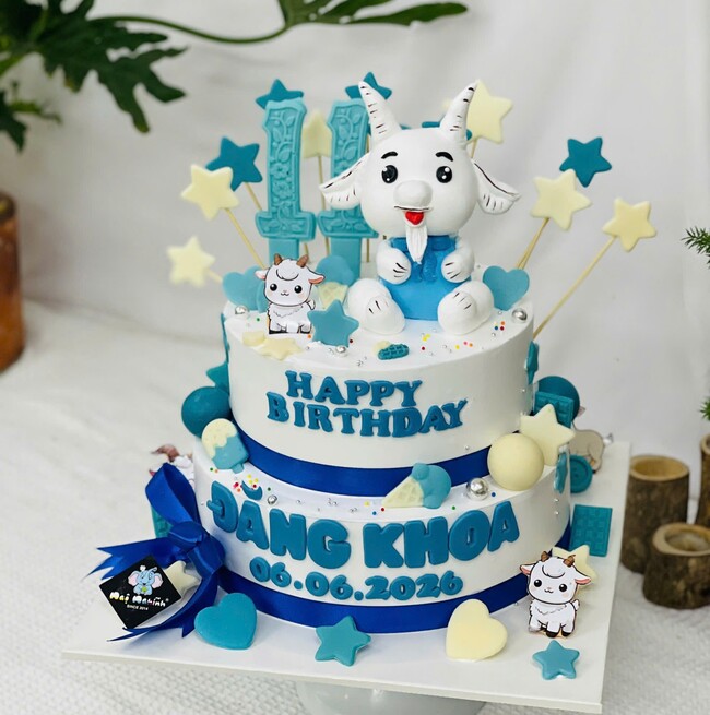 68 banh kem sinh nhat tao hinh 3d con de tuoi mui