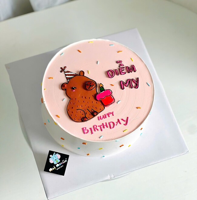 30 banh kem sinh nhat ve hinh capybara